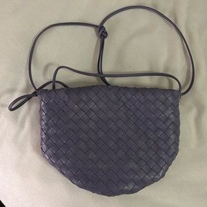 Bottega Veneta Purple Wooven Bag